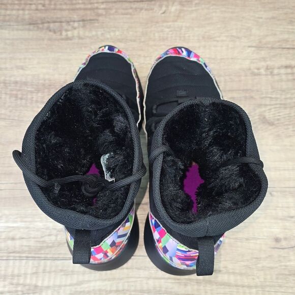 Nike Roshe One High Print GS Youth Size 5.5Y Women's Size 7 Black Lined Boots - Picture 5 of 9